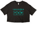 LIMITED TIME - Teal Logo Immersion PNW Gear, a Black Women?s Cropped Cotton Tee