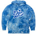 Tie Dye Classic, a Aqua Blue Tie Dye Pullover Hoodie