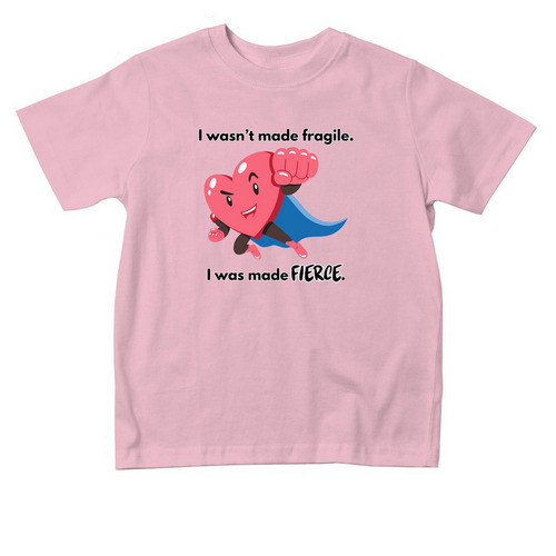 Made Fierce (toddler), a Pink Toddler Tee