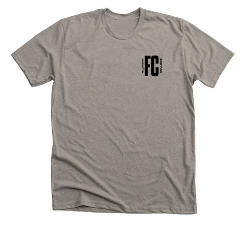The Classic: Fellowship College, a Heather Stone Premium Unisex Tee