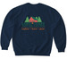 Lost Coast Nature Center, a Navy Softstyle Crewneck Sweatshirt (back-view)