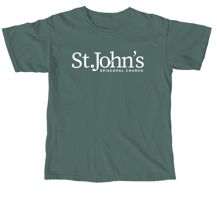 God loves you!, a Blue Spruce Comfort Colors Unisex Tee