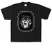 + WOLF CHAIN +, a Black Heavyweight Garment Dye Tee