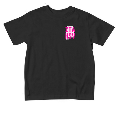 Think Pink ZTA HSV State, a Black Toddler Tee