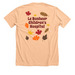 Le Bonheur Children's Hospital, a Heather Peach Premium Unisex Tee (back-view)