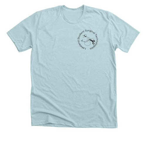 LCC-ST Got Your Back!, a Heather Ice Blue Premium Unisex Tee