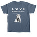 Love is in the Wrinkles, a Indigo Blue Classic Unisex Tee