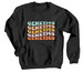 All About Genetics, a Black Crewneck Sweatshirt