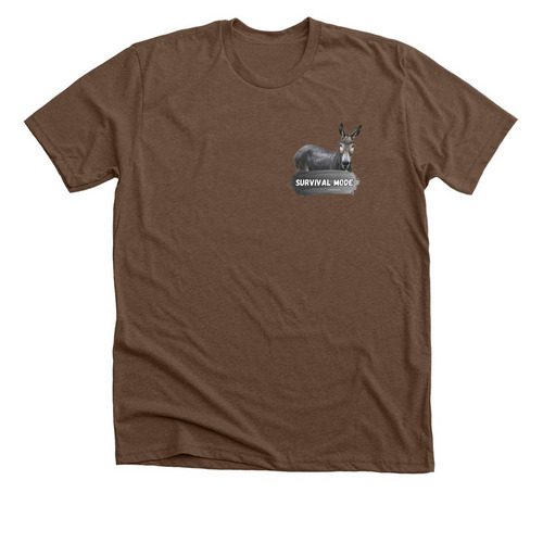 Survival Mode: The Sun Will Shine, a Heather Brown Premium Unisex Tee