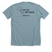 Neverland Hook, a Heather Blue Lagoon Premium Unisex Tee (back-view)