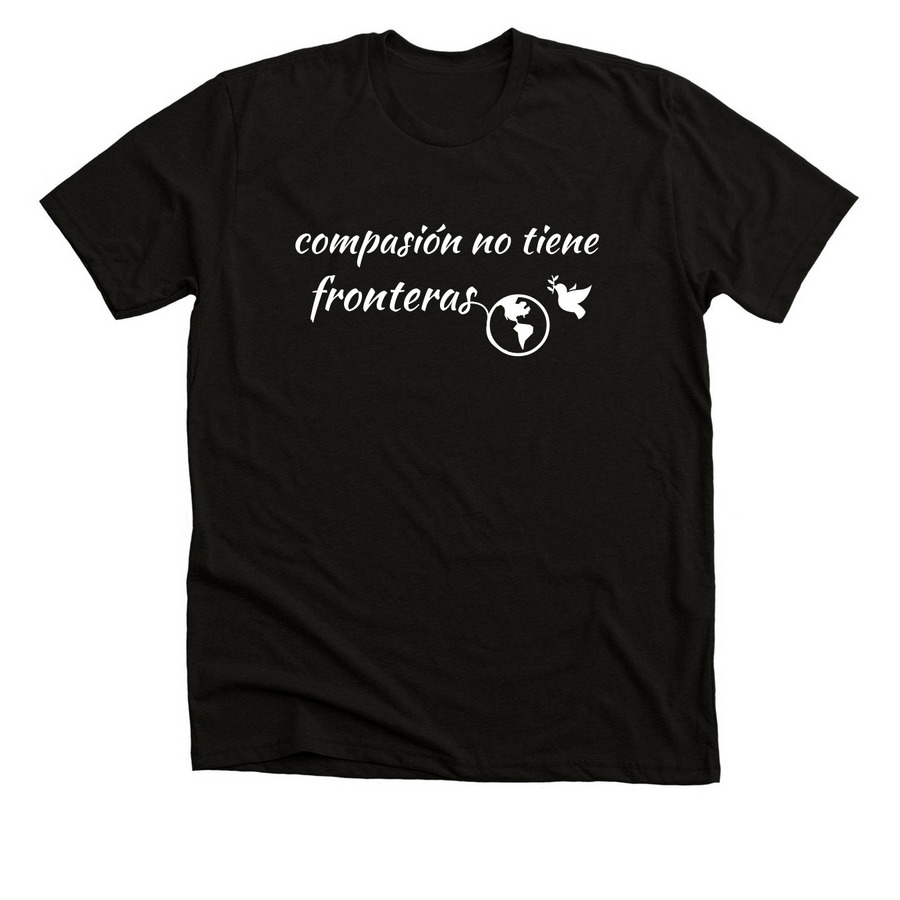 Apoya a las Comunidades Inmigrantes, a Solid Black Blend Premium Unisex Tee