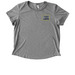 Words Without Limits, a Aluminum Grey Allmade Eco Triblend Women?s Scoop Neck Tee