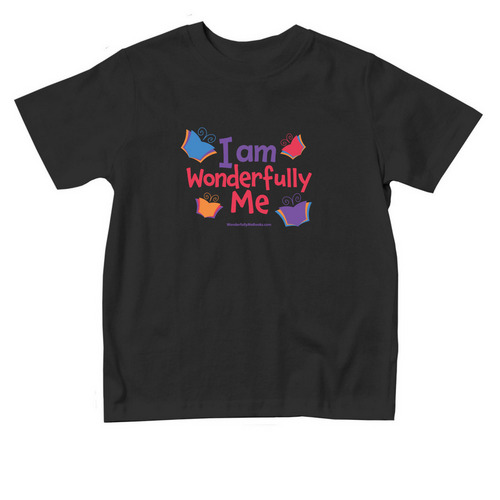 I am Wonderfully Me - Toddler, a Black Toddler Tee
