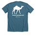 Vive Tunisia 2026, a Heather Deep Teal Premium Unisex Tee (back-view)