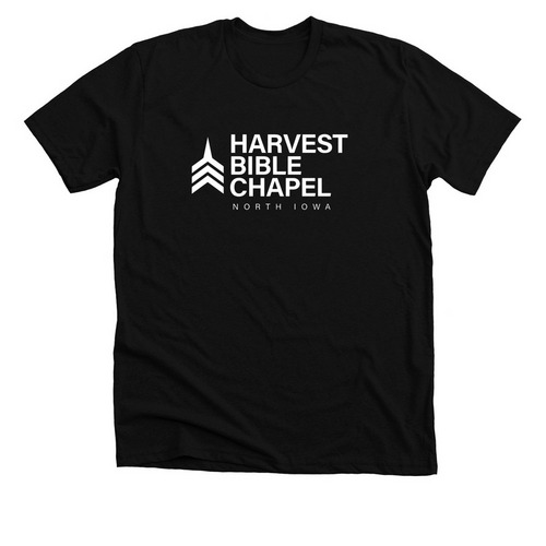 Harvest Bible Chapel Tops, a Solid Black Blend Premium Unisex Tee