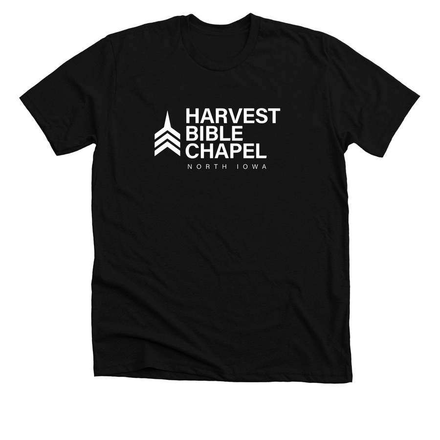 Harvest Bible Chapel Tops, a Solid Black Blend Premium Unisex Tee