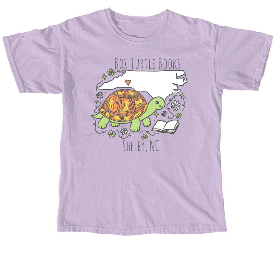 Box Turtle Books ? Tees & Sweatshirts, a Orchid Comfort Colors Unisex Tee