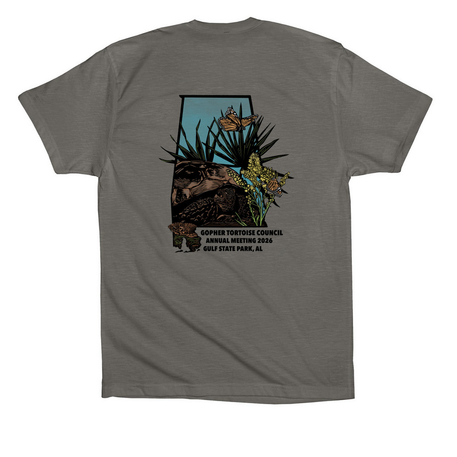 2026 Gopher Tortoise Council Annual Meeting&nbsp;, a Storm Premium Cotton Tee (back-view)
