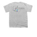 Sorry (not sorry) For Advocating, a Sport Grey Youth Unisex Tee (back-view)