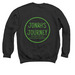 Jonah's Journey Dove Apparel, a Black Crewneck Sweatshirt (back-view)