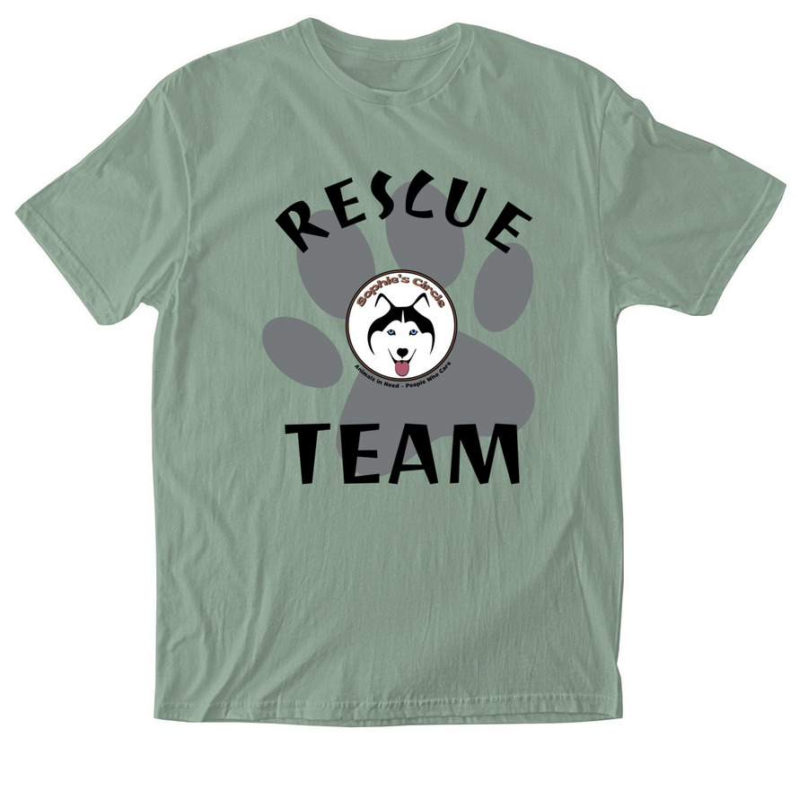 Sophie's Circle, a Sage Softstyle Cotton Tee