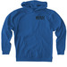 Lake on back, a Royal Heavyweight Pullover Hoodie
