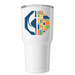 New Hope Tumbler, a White Insulated Tumbler (back-view)