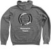 Sensory Ecology and Bioacoustics Lab, a Deep Heather Zip Up Hoodie (back-view)