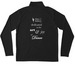 Mass Ballet Apparel 2026 (Activewear), a Black Unisex Performance Quarter Zip Pullover (back-view)