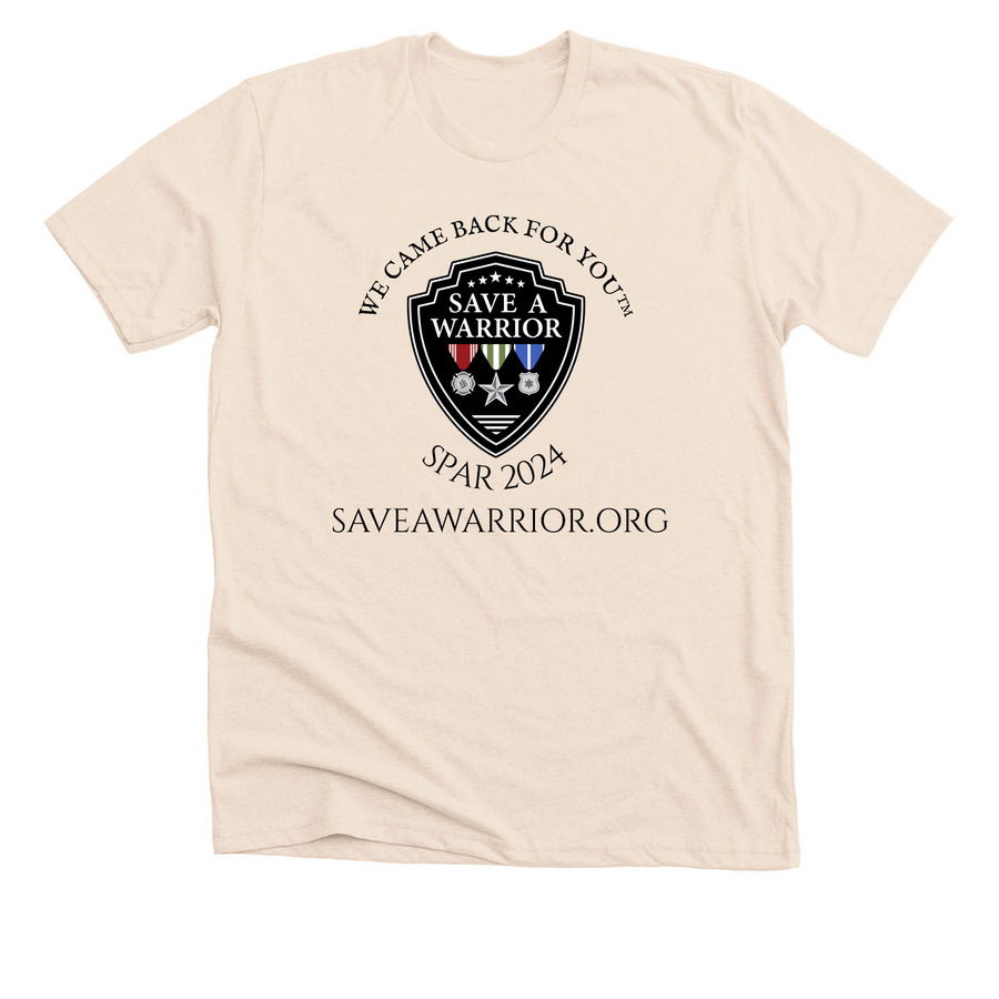 SPAR 2024, a Heather Soft Cream Premium Unisex Tee