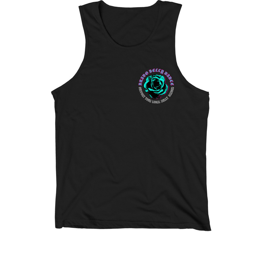 Bravo Belly Dance | SCR Logo, a Black Premium Cotton Tank