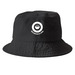 Rice Bowls Hats, a Black Printed Bucket Hat