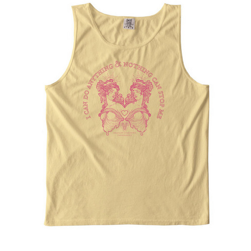 No Limits for Baddies, a Butter Comfort Colors Tank Top