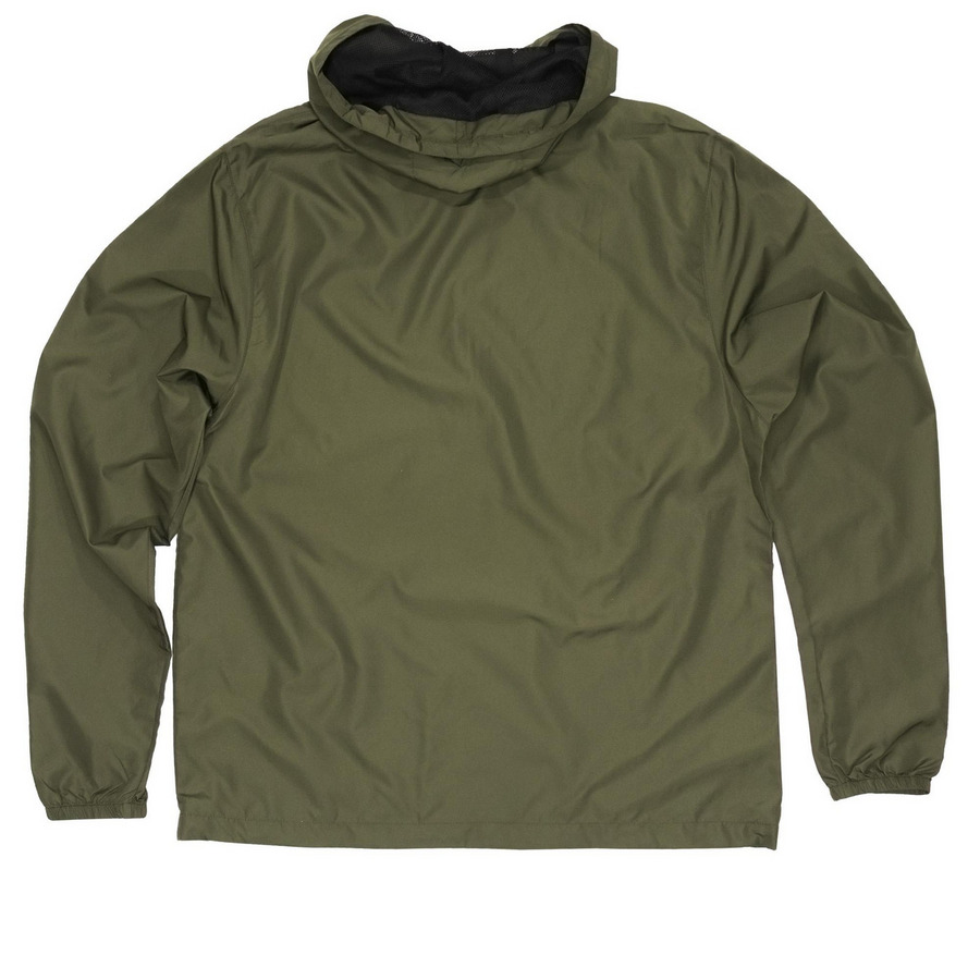 Windbreaker- sub front, a Army Quarter-Zip Windbreaker (back-view)
