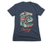 Goblin Market, a Midnight Navy Women's Slim Fit Tee