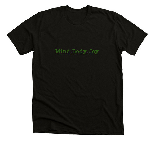 PNW Mind Body Joy, a Solid Black Blend Premium Unisex Tee