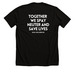 Soul Dog Rescue, a Solid Black Blend Premium Unisex Tee (back-view)