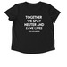 Soul Dog Rescue, a Deep Black Allmade Eco Triblend Women?s Scoop Neck Tee (back-view)