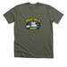 Great FALLS Rugby Gear, a Heather Military Green Premium Unisex Tee