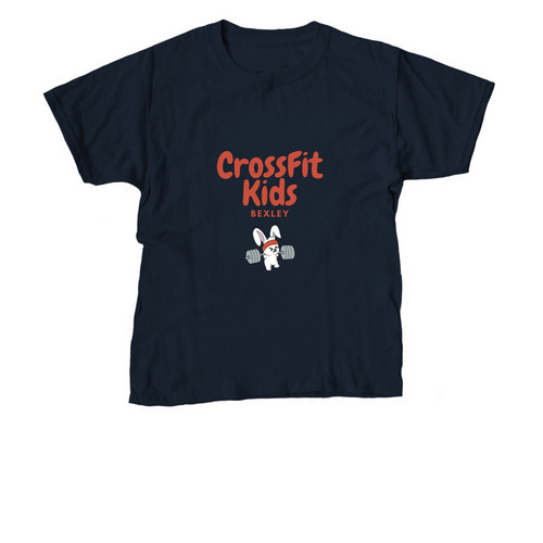 CrossFit Kids, a Navy Youth Unisex Tee