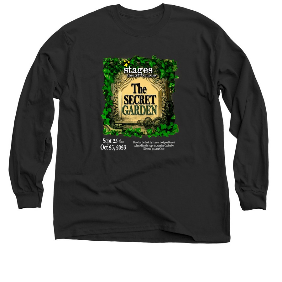 The Secret Garden Shirts, a Black Classic Long Sleeve Tee