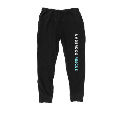 Underdog Rescue Joggers, a Black Midweight Fleece Joggers