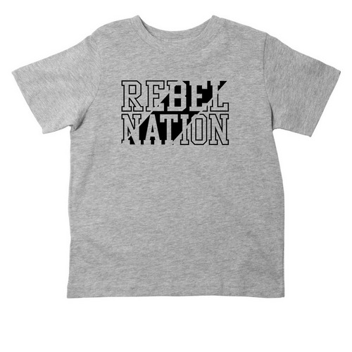Toddler Rebel Nation&nbsp;, a Heather Toddler Tee