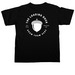 Pocket Sized Logo T-Shirt, a Black Comfort Colors Unisex Tee (back-view)