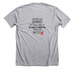 KBG Superhero 1, a Athletic Heather Premium Unisex Tee (back-view)