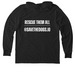 The Ella, a Space Black Allmade Eco Triblend Hoodie Tee (back-view)