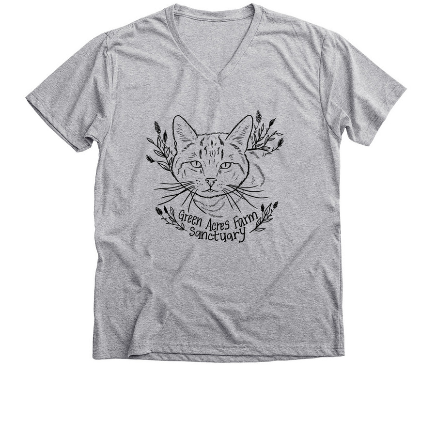 Get Ready for Eddie!, a Athletic Heather Premium V-Neck Tee