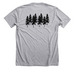 Shibas of Piney Ridge Apparel, a Athletic Heather Premium Unisex Tee (back-view)