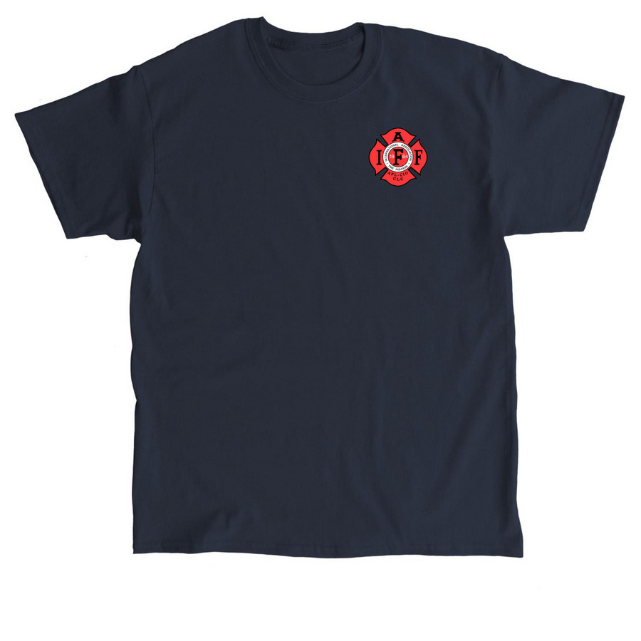 Local 1964 Battle Logo, a Navy Classic Unisex Tee