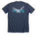 2026 ISWA Senior&nbsp;, a Heather Navy Premium Unisex Tee (back-view)